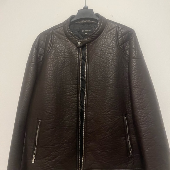 Mens leather coat